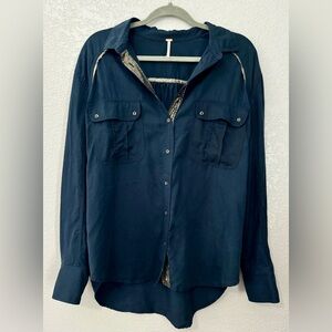 Free People Button Down Blouse